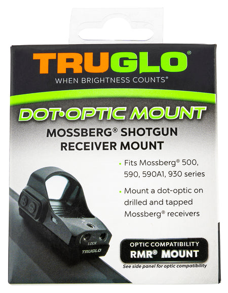 TruGlo Mossberg Shotgun Receiver Red Dot Mount for Trijicon RMR - No Machining