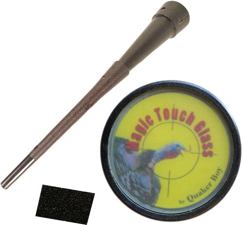 Quaker Boy Turkey Pot Style Call Magic Touch Glass