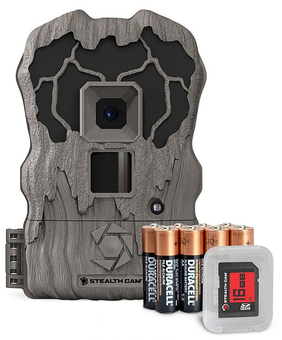Stealth Cam STCQV18K 18MP Low Glow Game Camera Combo Brown