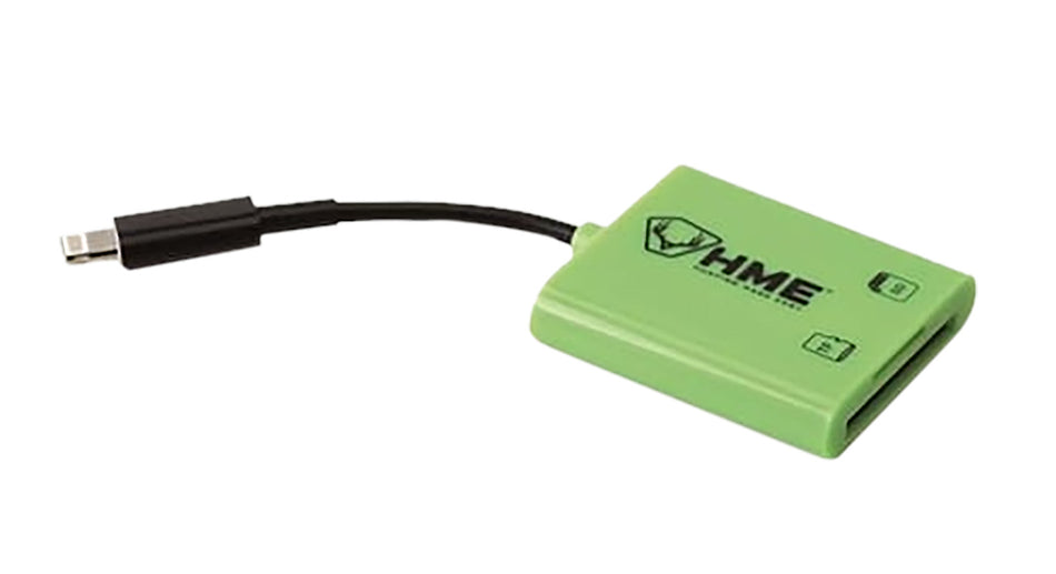 HME HMESDCRIOS Trail Camera Memory Card Reader iOS Compatible Up To 256GB