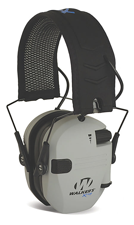 Walker's Razor X-TRM Digital Electronic Hearing Muff 21 dB Over the Head Gray/Black Polymer