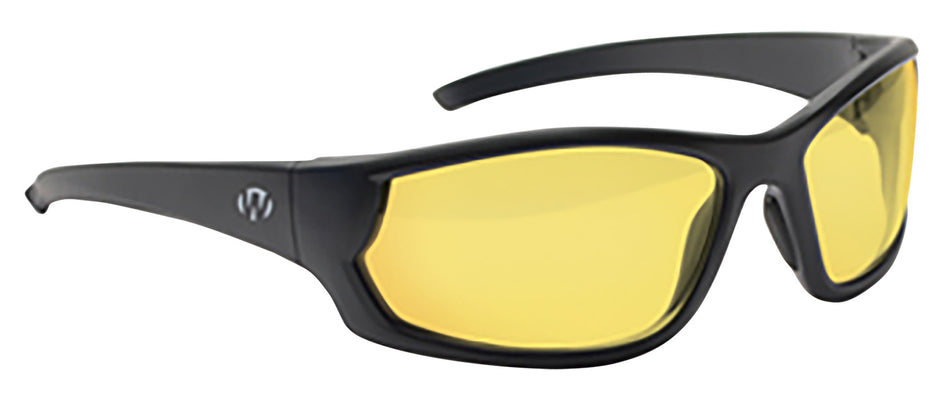 Walker's GWPIKNFF1AMB IKON Carbine Adult Ballistic Glasses, Amber Lens, Matte Black Frame