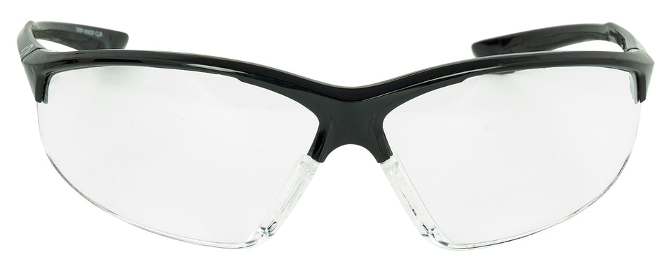 Walker's IKON Tanker Adult Ballistic Glasses, Clear Lens with Matte Black Frame