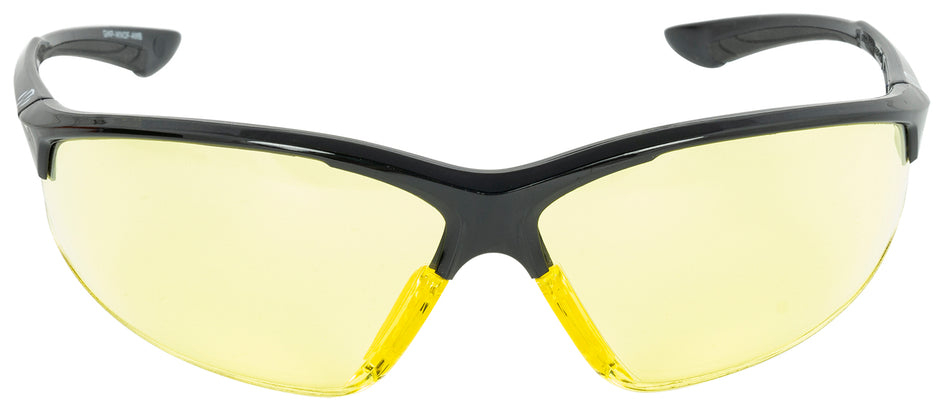 Walker's IKON Tanker Adult Ballistic Glasses, Amber Lens with Matte Black Frame