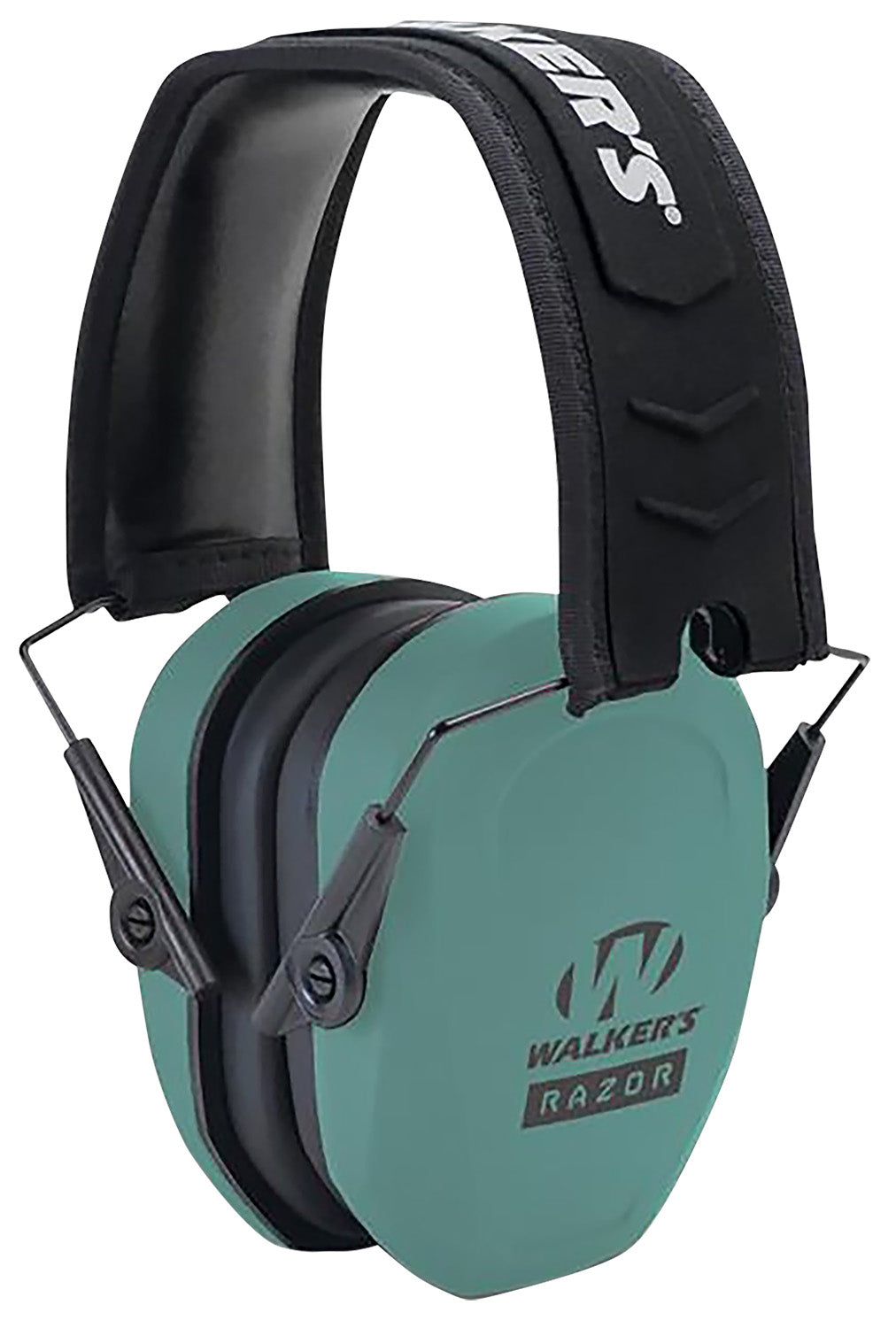 Walker's Razor Slim Passive Ear Muff 27 dB Over the Head Teal/Black Polymer