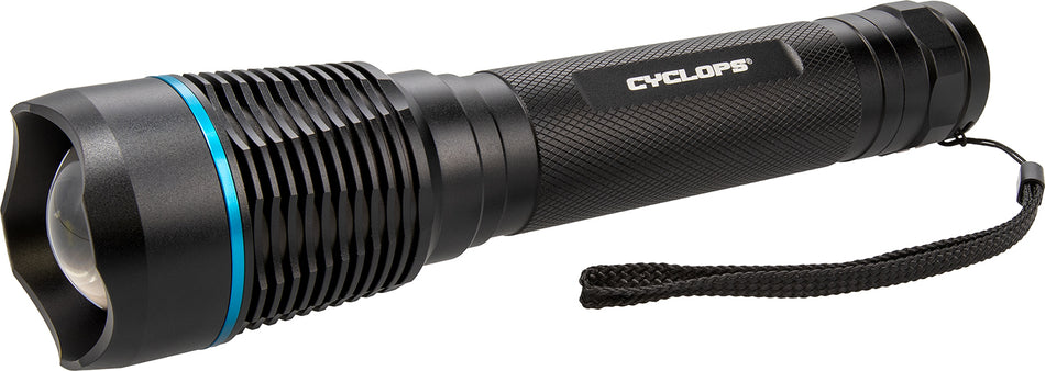 Cyclops Brontes 2K Flashlight 2000 Lumens White Cree LED Black Anodized