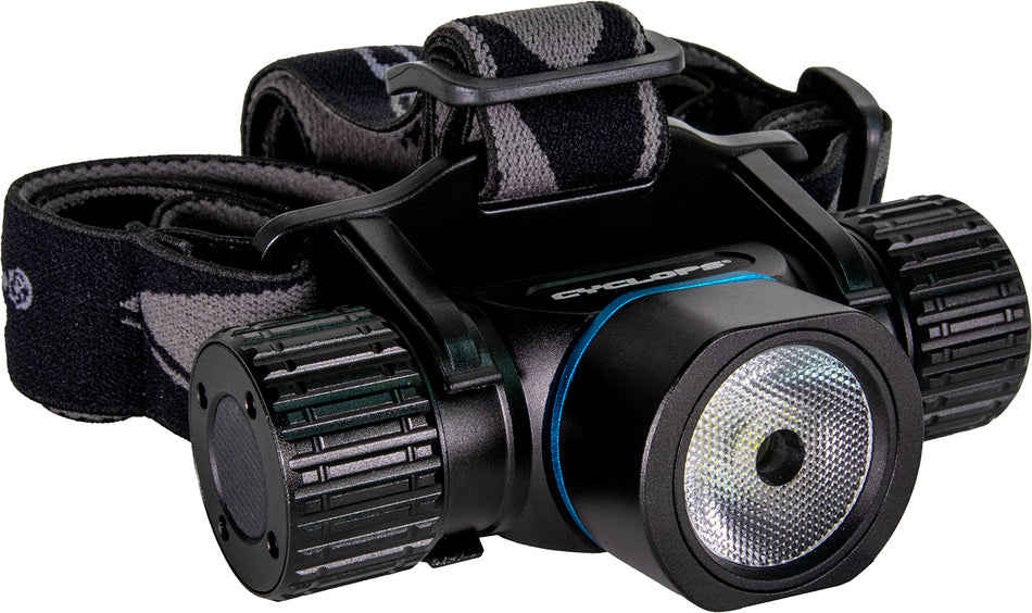 Cyclops CYC-HLP2000 Poseidon Rechargeable Headlamp 2000 Lumens White LED 200m Magnetic Black