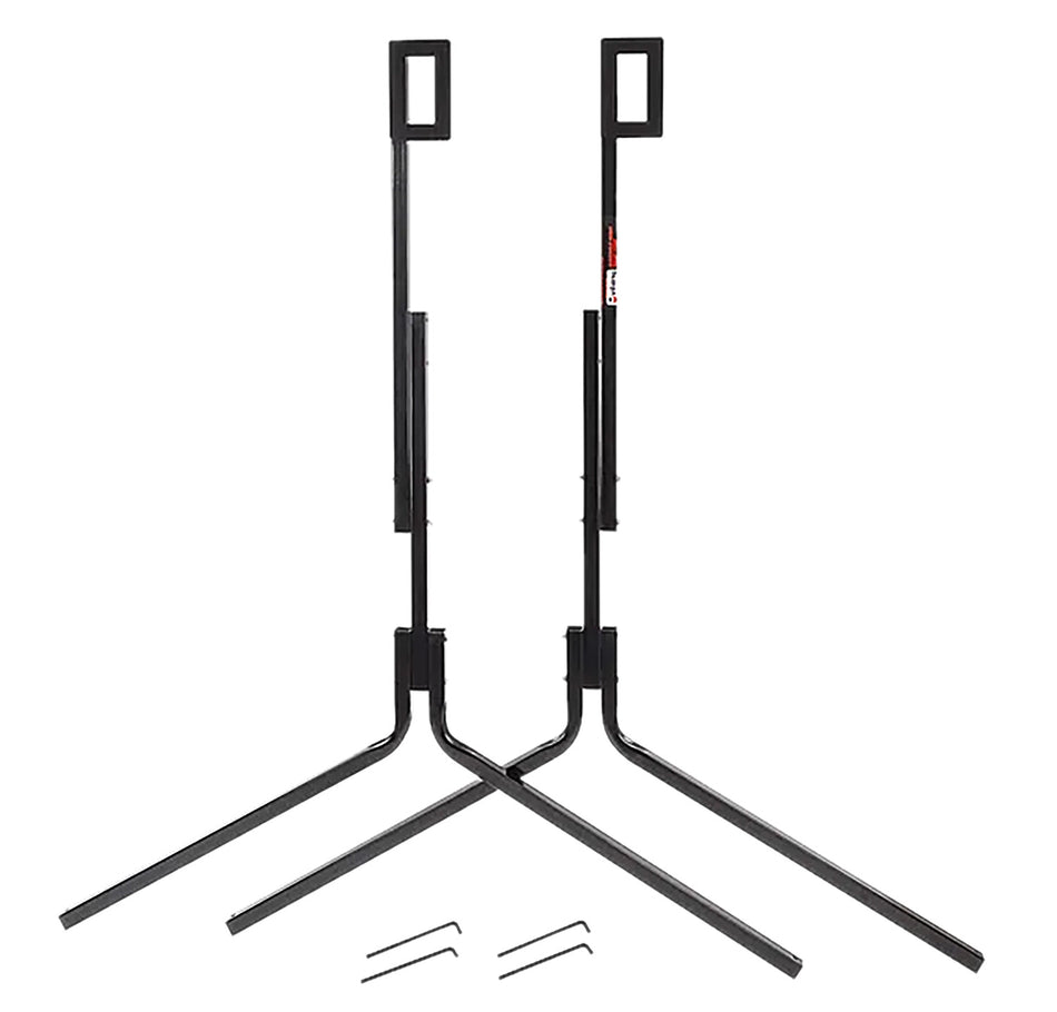 Viking Solutions Adjustable Target Stand Steel 41-58 Inch Height Range Powder-Coated Black
