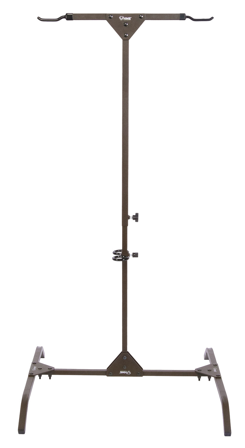 HME Hard Surface Archery Bow Practice Hanger Green Steel Indoor Outdoor