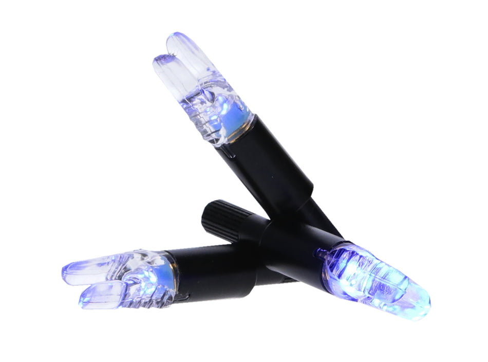 NAP Thunderglo Lighted Nock Blue 6-Pack