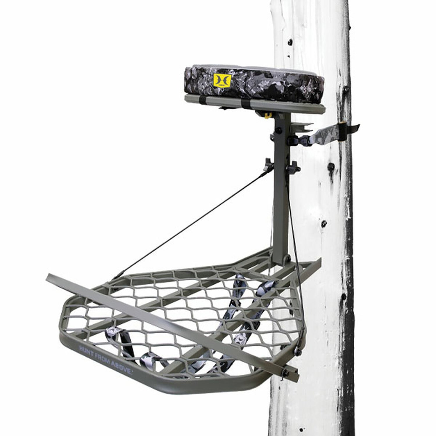 Hawk Helium HWKHF2025 Pro Hang-On Stand Gray Powder-Coat Aluminum