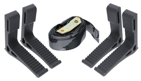 Hawk Monkey Bar Aluminum Tree Steps Black 4 Pack HWKSTP4PK