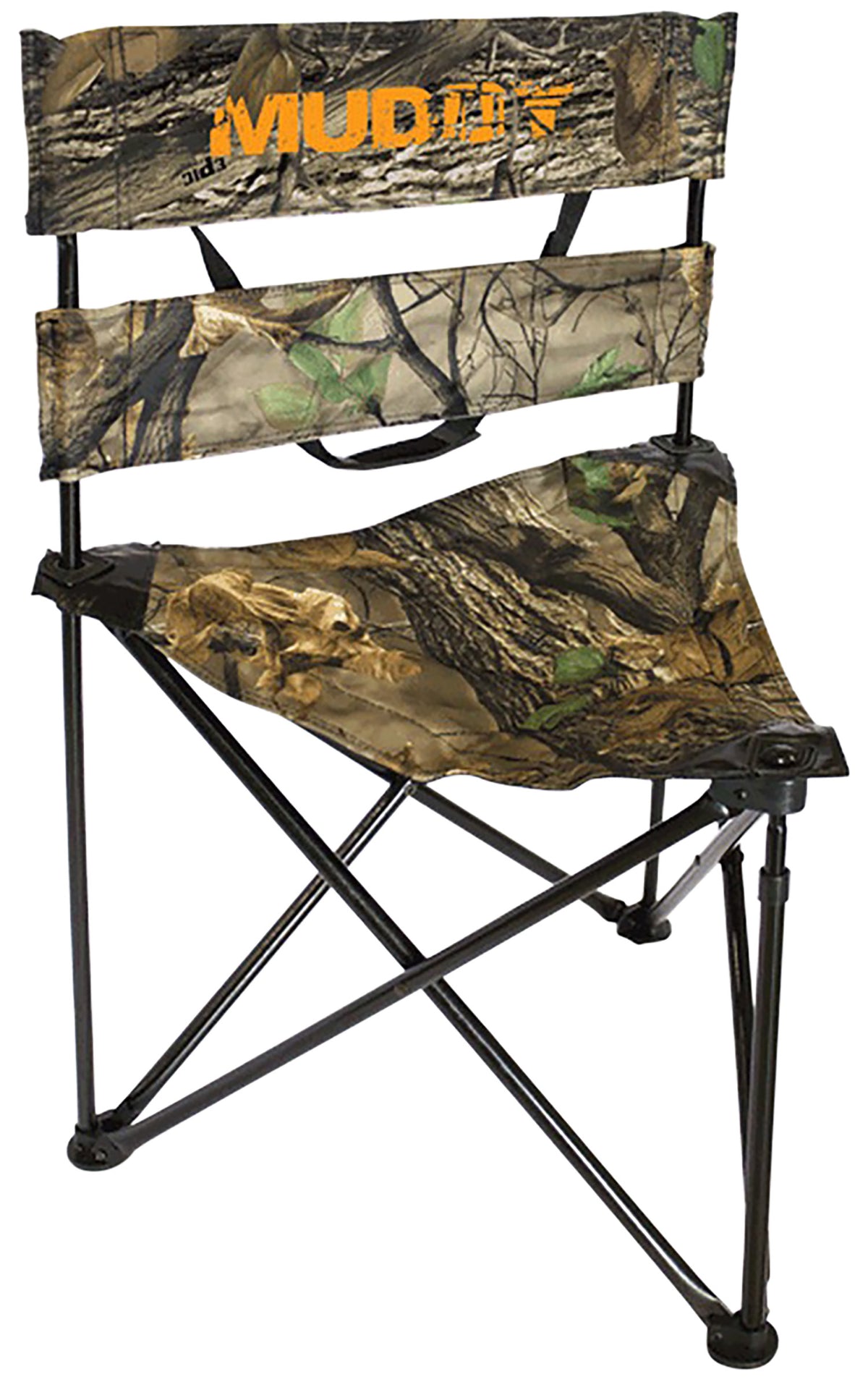 Muddy MUD-MGS300 Camo Folding Tripod Hunting Ground Seat with Backrest