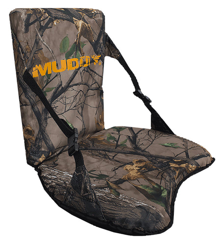 Muddy MUDGS1105 Camo Complete Hunting Seat with Tree Backrest 18x14 Cushion