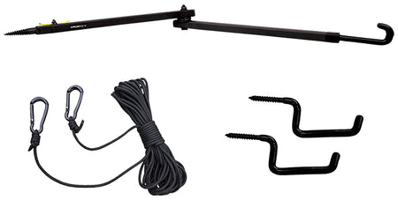 Muddy Complete Stand Kit with Hanger and Lift Cord Black MUDMA9045