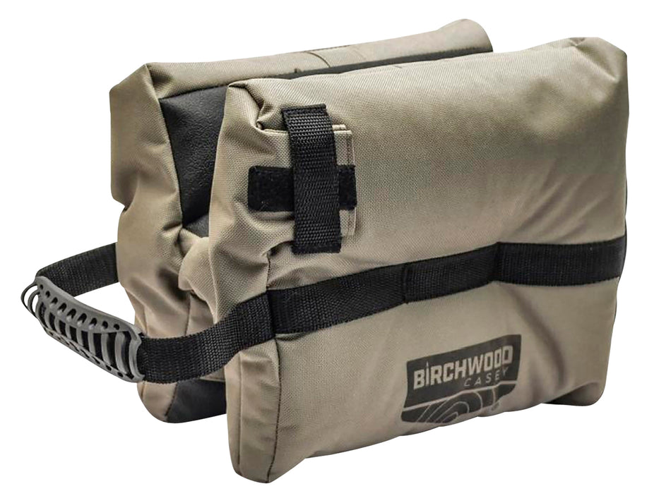 Birchwood Casey TSRB Unfilled Tan H-Bag Shooting Rest with Carry Strap