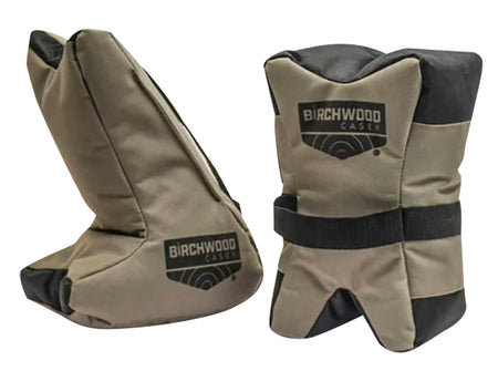 Birchwood Casey SRBCMBO 2-Piece Prefilled Tactical Shooting Rest Set Tan Nylon
