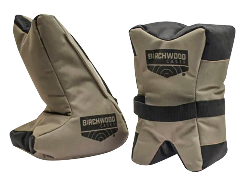 Birchwood Casey SRBCMBO 2-Piece Prefilled Tactical Shooting Rest Set Tan Nylon