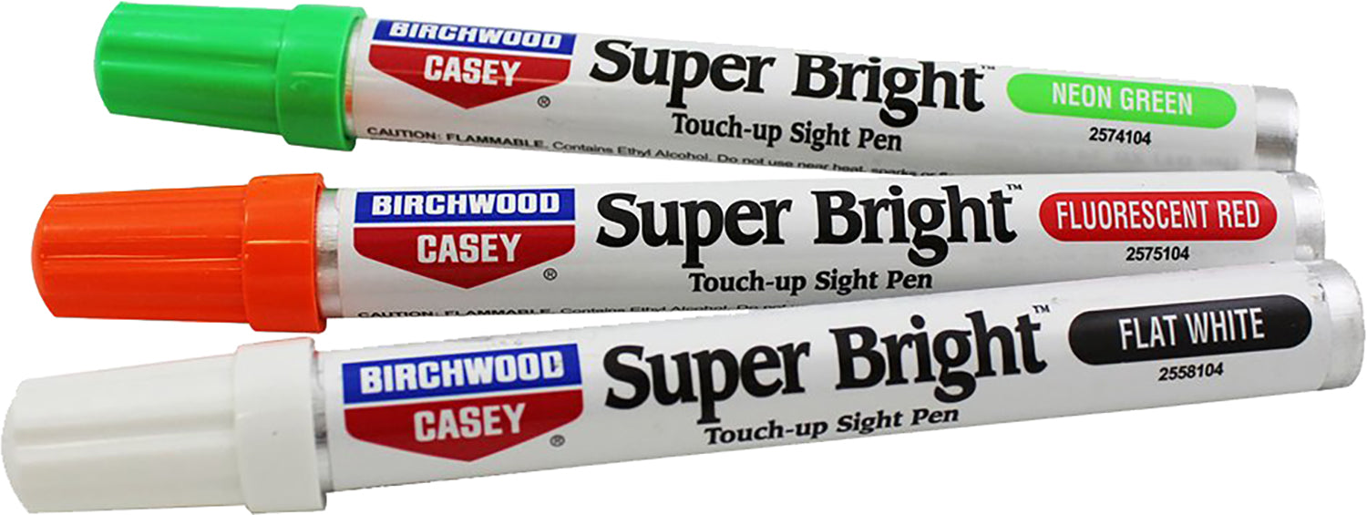 Birchwood Casey 15116 Super Bright Firearm Sight Touch-Up Pens Red White Green