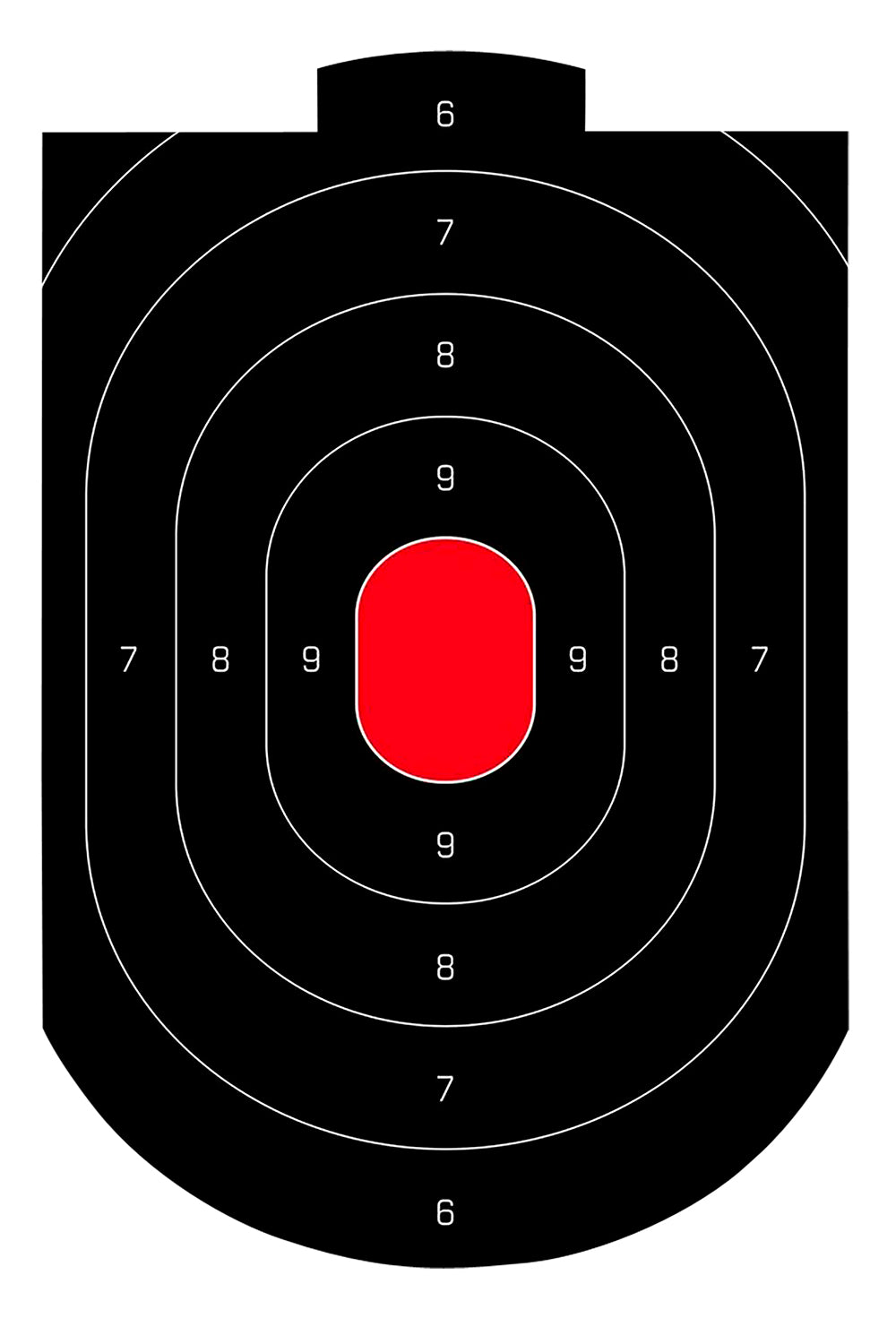 Birchwood Casey 35609 Dirty Bird 12"x18" Oval Splatter Paper Target 50 Pack