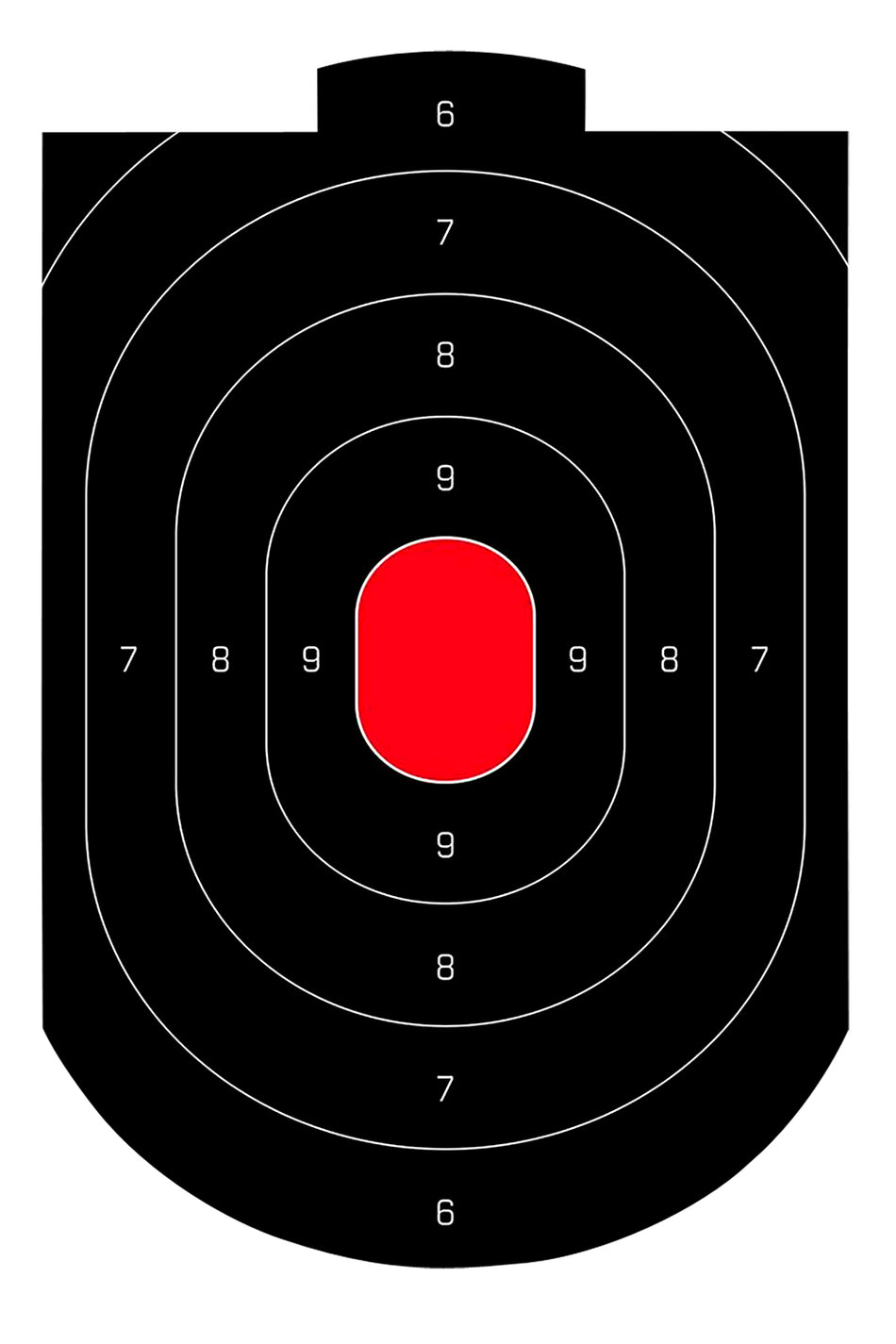 Birchwood Casey 35609 Dirty Bird 12"x18" Oval Splatter Paper Target 50 Pack
