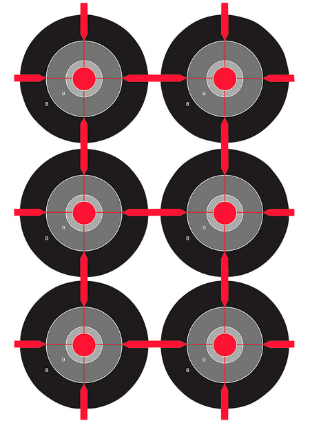Birchwood Casey Dirty Bird Splattering Bullseye Paper Target 12"x18" 100-Count