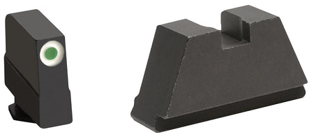 AmeriGlo GL491 Glock 3XL Tall Tritium Sight Set - White Outline Front / Flat Black Rear