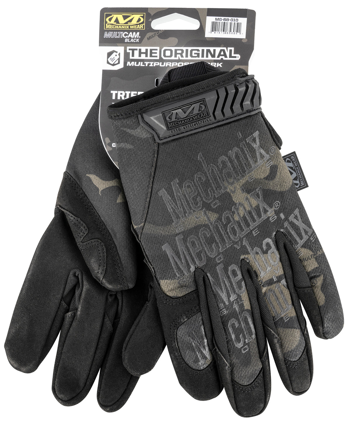 Mechanix Wear Original Large Touchscreen Glove Synthetic Leather Multi-Cam Black MG68010