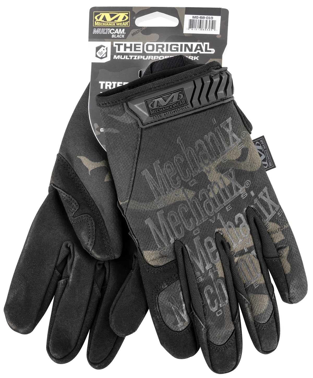 Mechanix Wear Original XL Touchscreen Glove Synthetic Leather Multi-Cam Black MG68011