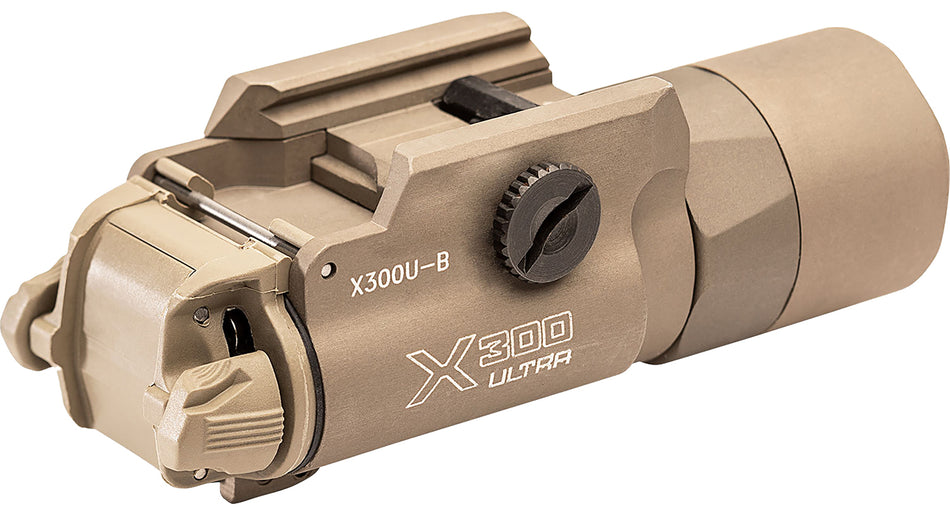 SureFire X300U-B-TN Ultra Tan 1,000 Lumens White LED Pistol Weapon Light