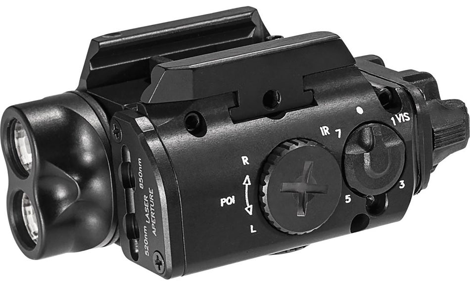 SureFire XVL2-IRC Black 400 Lumen White LED with Green Laser and Infrared Illuminator