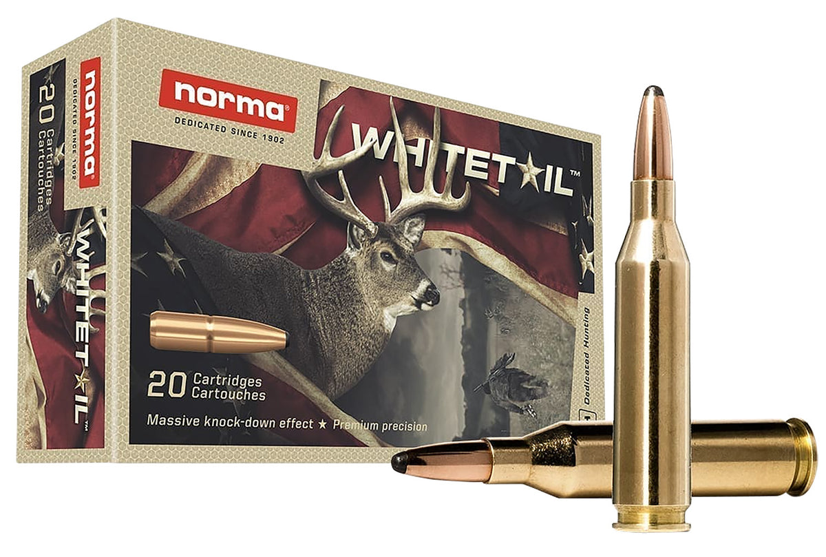 Norma .243 Winchester 20160462 Dedicated Hunting Whitetail Pointed Soft Point PSP 100 Grain