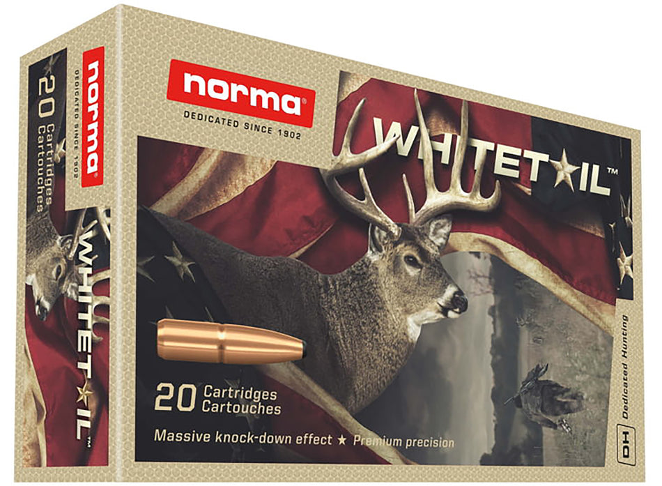 Norma 7mm-08 Remington 20171502 Dedicated Hunting Whitetail Pointed Soft Point PSP 150 Grain