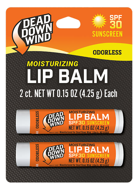 Dead Down Wind 1249BC SPF 30 Broad Spectrum Lip Balm 0.15 oz Unscented Odorless