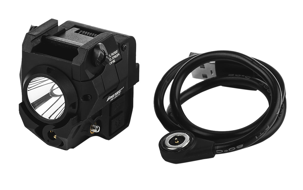iProtec RM185LSG 6751 185-Lumen Rail-Mount Light/Green Laser Black
