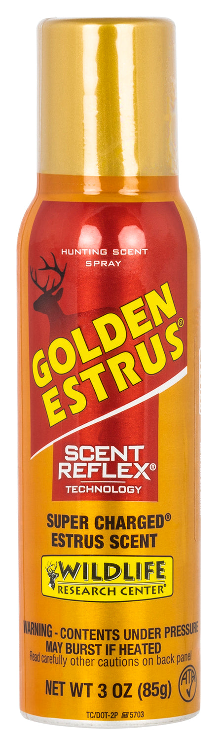 Wildlife Research 4043 Golden Estrus Scent Reflex Doe In Estrus Attractant 3 oz Aerosol Can