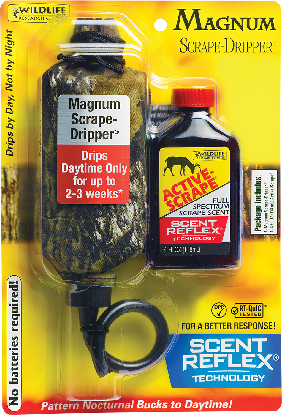 Wildlife Research 385 Magnum Scrape-Dripper Combo with Active Scrape Scent 4 oz Bottle