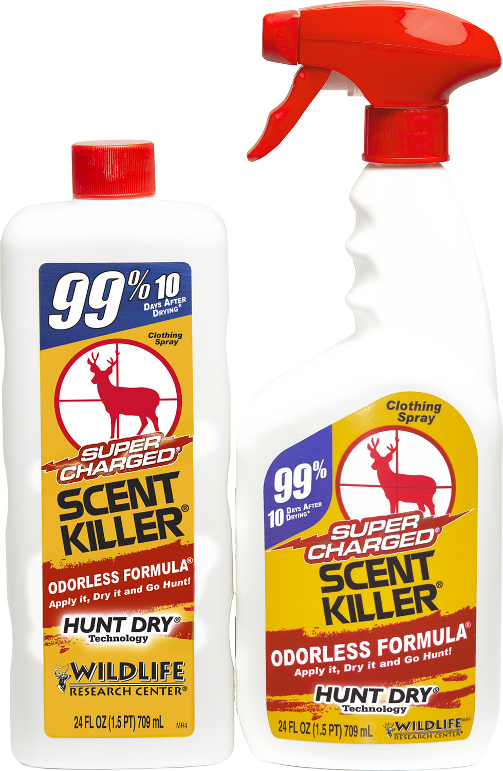 Wildlife Research 559 Super Charged Scent Killer Odorless Combo Spray 24 oz with Refill