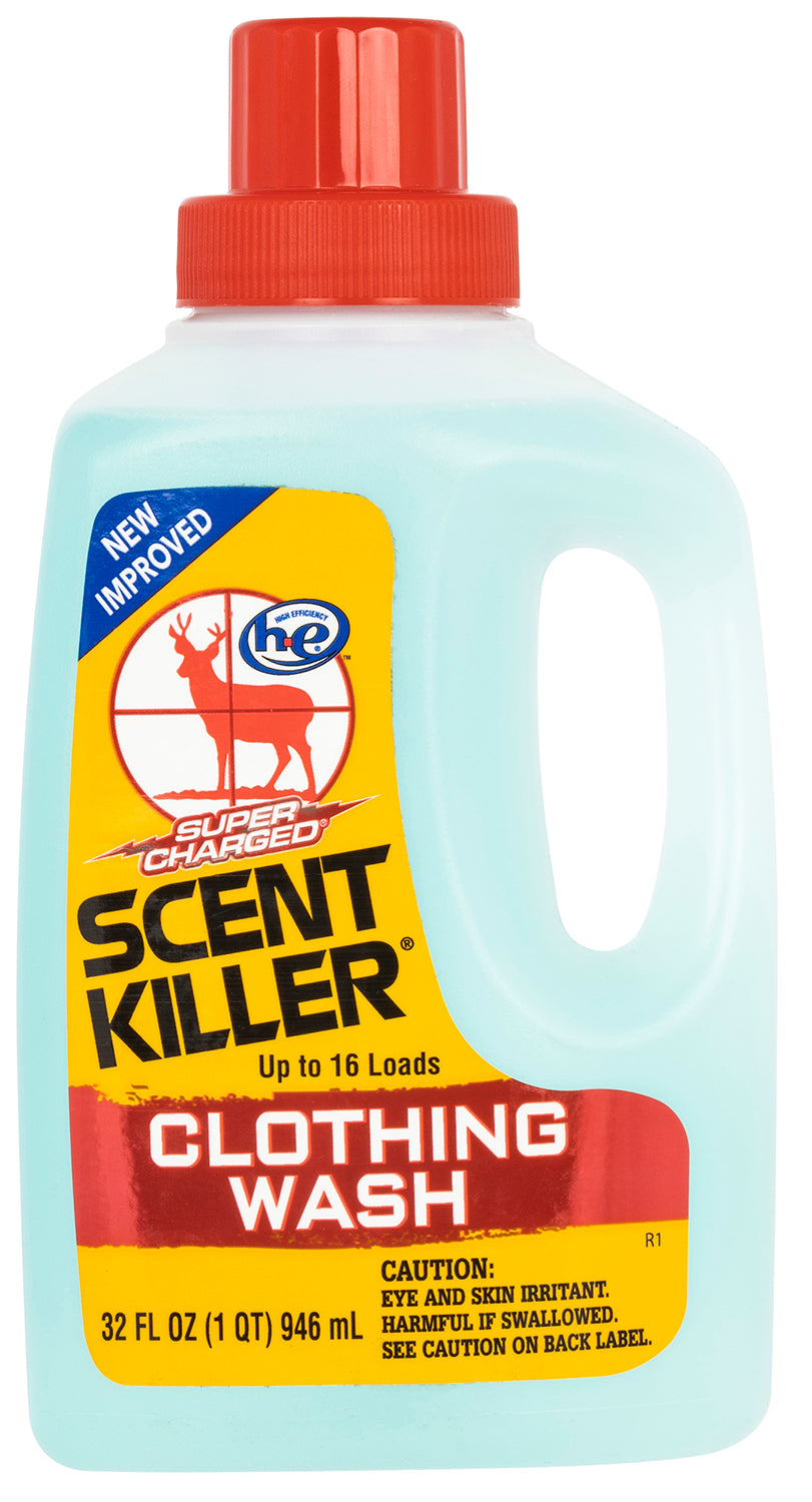 Wildlife Research 54633 Super Charged Scent Killer Odorless HE Clothing Wash 32 oz