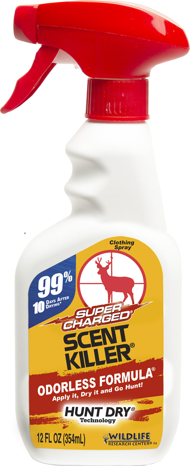 Wildlife Research 1552 Super Charged Scent Killer Odorless Human Odor Spray 12 oz