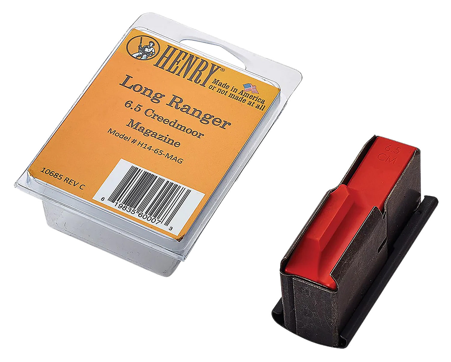 Henry H1465MAG Long Ranger Magazine 4-Round 6.5 Creedmoor Blued Steel