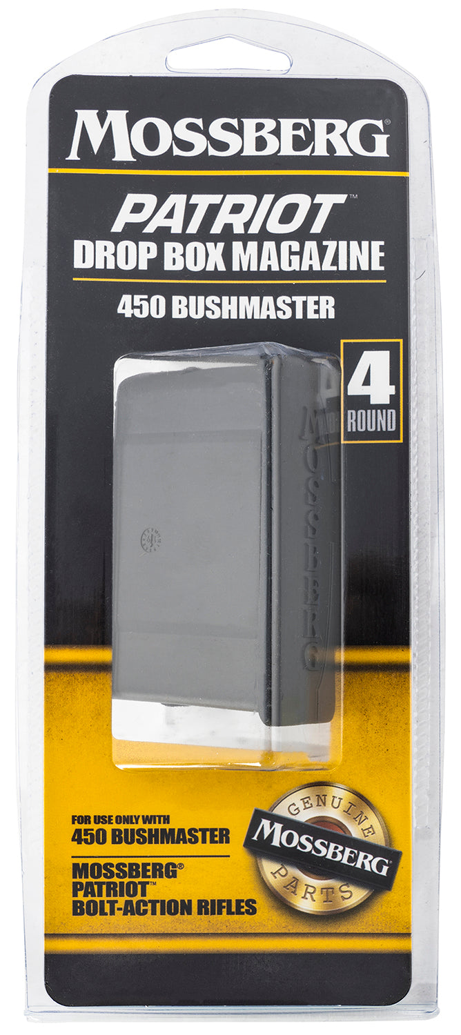 Mossberg Patriot 4-Round Drop Box Magazine 450 Bushmaster Bolt Action Black