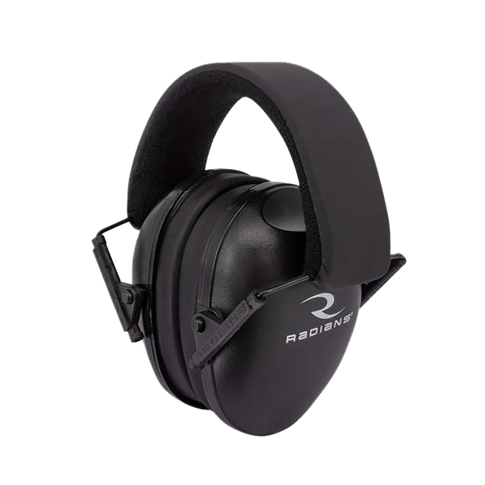 Radians Lowset Youth Passive Muff 21 dB Over the Head Black Youth 1 Pair
