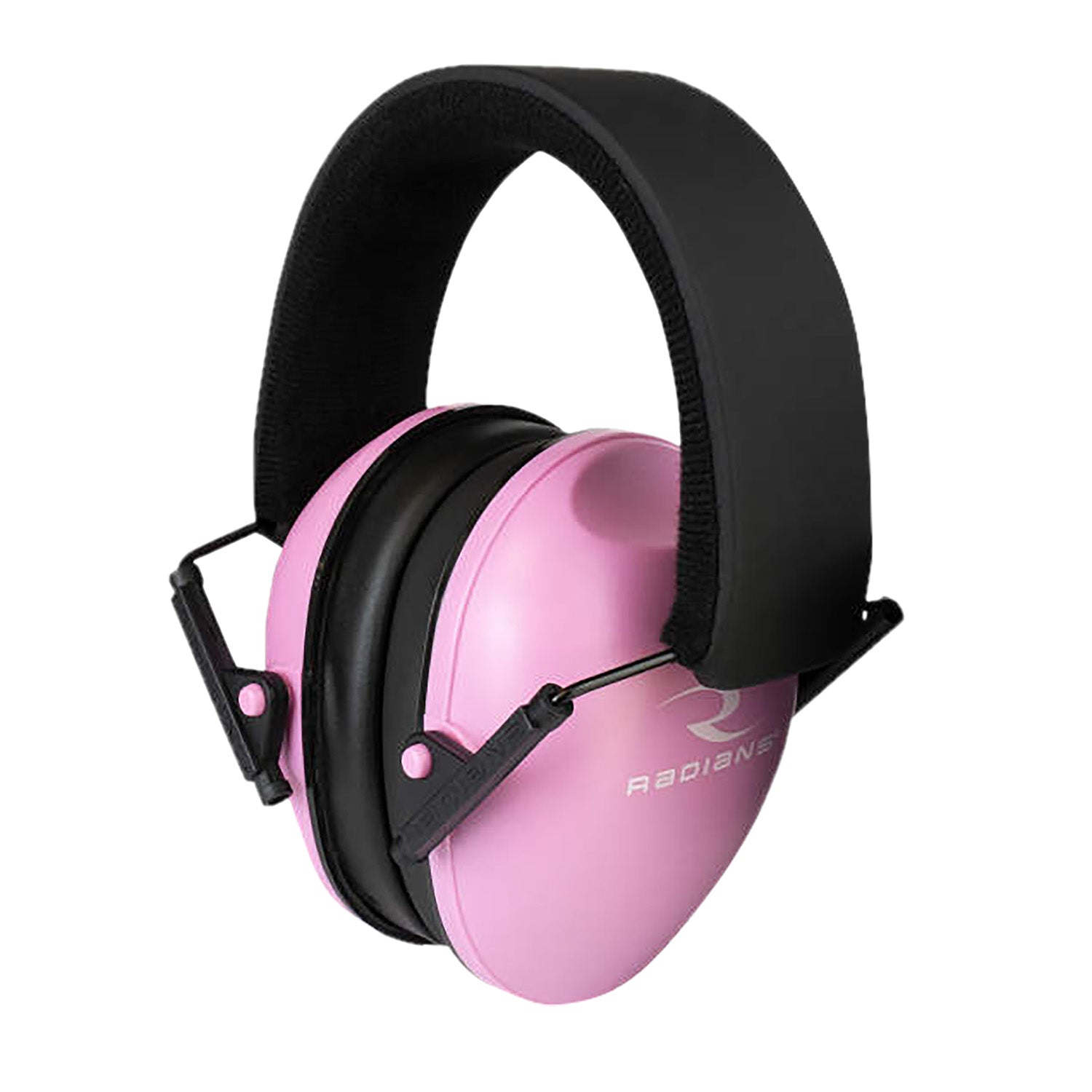 Radians Lowset 21 Passive Muff 21 dB Over the Head Pink/Black Women 1 Pair
