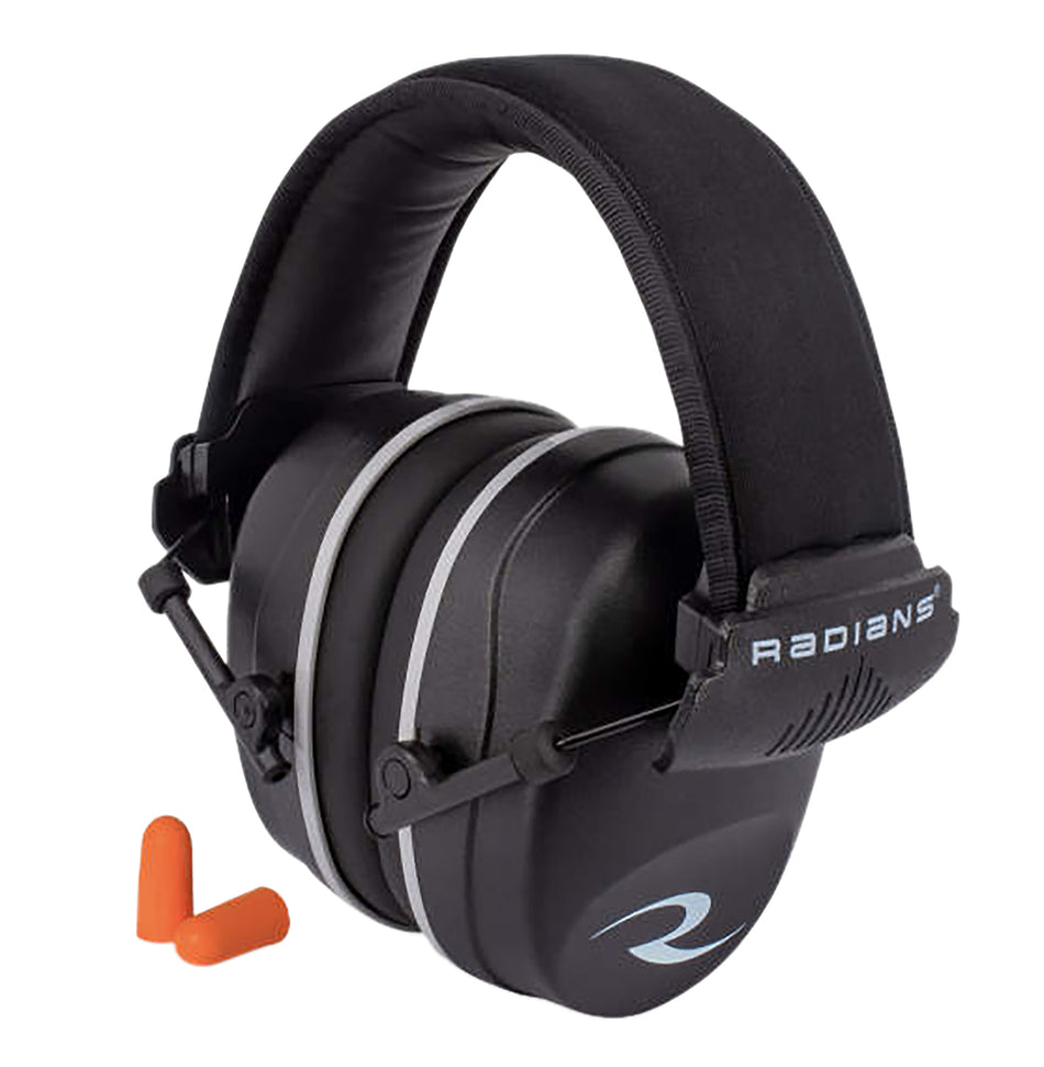 Radians R2500 Passive Muff and Earplug Combo NRR 25/32 dB Orange/Black Adult 1 Pair