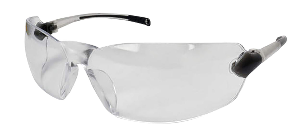 Radians OV610CS Overlook Adult Lightweight Safety Glasses Silver Frame Clear Lens