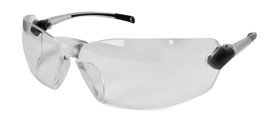 Radians OV610CS Overlook Adult Lightweight Safety Glasses Silver Frame Clear Lens