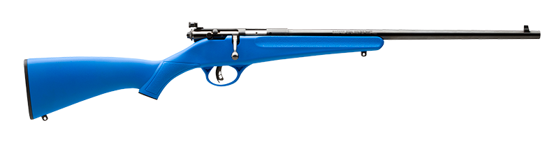 Savage Arms Rascal Youth .22 LR 16.13" Single-Shot Rifle - Blue Synthetic Stock