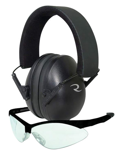 Radians LS0100CKCS G4 Youth Shooting Safety Glasses Clear Lens Black Frame