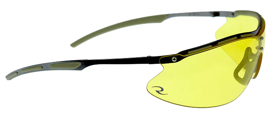 Radians CSB1014CS Bravo Safety Eyewear Amber Lens Single Metal Frame